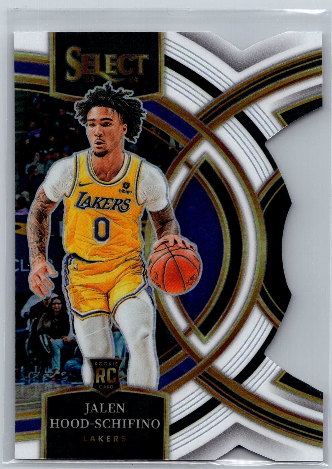 2023-24 Panini Select #123 Jalen Hood-Schifino White Prizms #/149