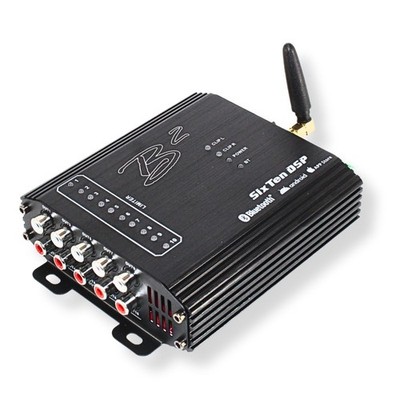 Car Audio Black 4v 10 Channel DSP with Bluetooth iOS/Android App 96 KHz 32 Bit