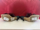 Bottega Veneta Black/Red Pom Pom Square Toe Leather Slip-On Mule US 9B — photo 8