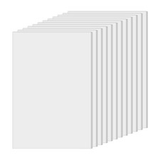 KFFKFF Foam Board 12-Pack 24x36 In 3/16 Thick White Poster Sheets Craft Project