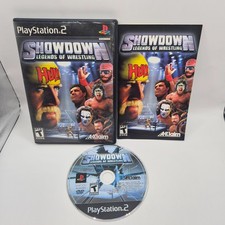 Showdown Legends of Wrestling PS2 Tested Case Manual Disc