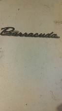 1965-1966 Barracuda Fender Emblem.oem. Right Side Part 2579258
