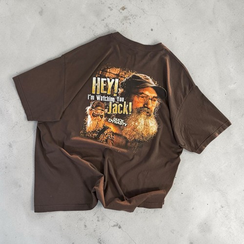 Men’s Brown Duck Dynasty T-shirt Men's XL "I'm Watching You, Jack" Size XXL 2XL