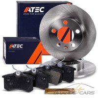 Atec Bremsscheiben Voll Ø230 + BelÄGe Hinten FÜR Seat Cordoba Ibiza Leon Toledo