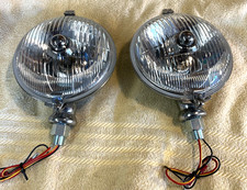 Lucas Sft576 Fog Lamps For Jaguar Xk120 Xk140 Xk150 Triumph Mg T New Lenses