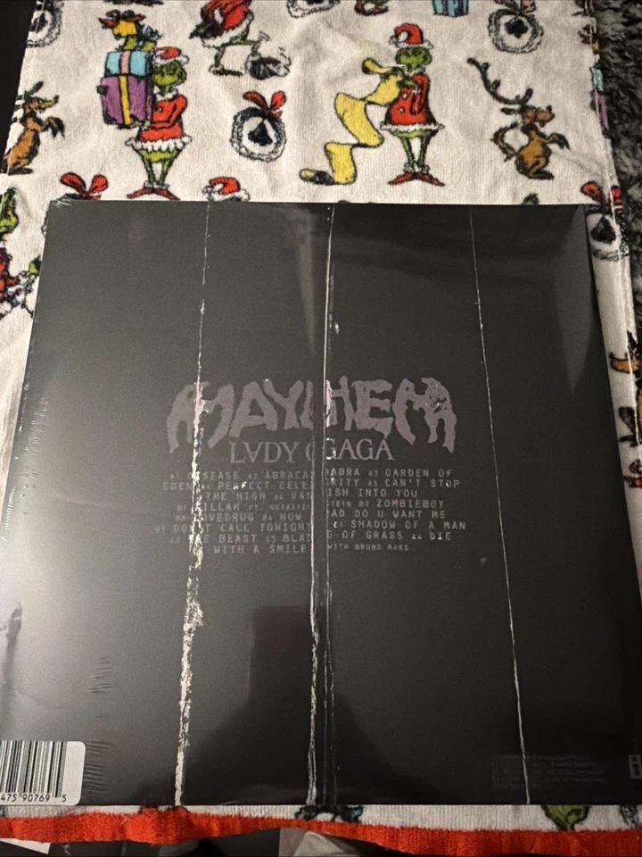 Lady Gaga MAYHEM Store Exclusive 180g Black Vinyl Alternate Signed - Image 3 of 3