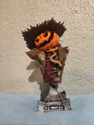 Bust Of Evil Pumpkin Scarecrow Horror