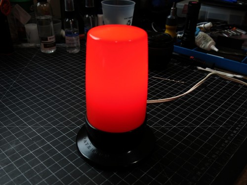Vintage Paterson Safelight Lampe rot/orange Dunkelkammer Fotografie, getestet - Bild 2 von 4
