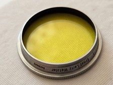 Original Leica Summitar Yellow Y 1 Filter E. Leitz Wetzlar Chrome