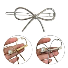 Bowknot Duckbill Clip Girl Hair Clip Side Bangs Clip Women Hair Shaping Decors