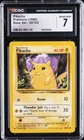 1999 POKEMON BASE SET #58/102 PIKACHU CGC 7