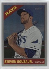 2015 Topps Heritage High Number Chrome Refractor /566 Steven Souza Jr #640 1d3a
