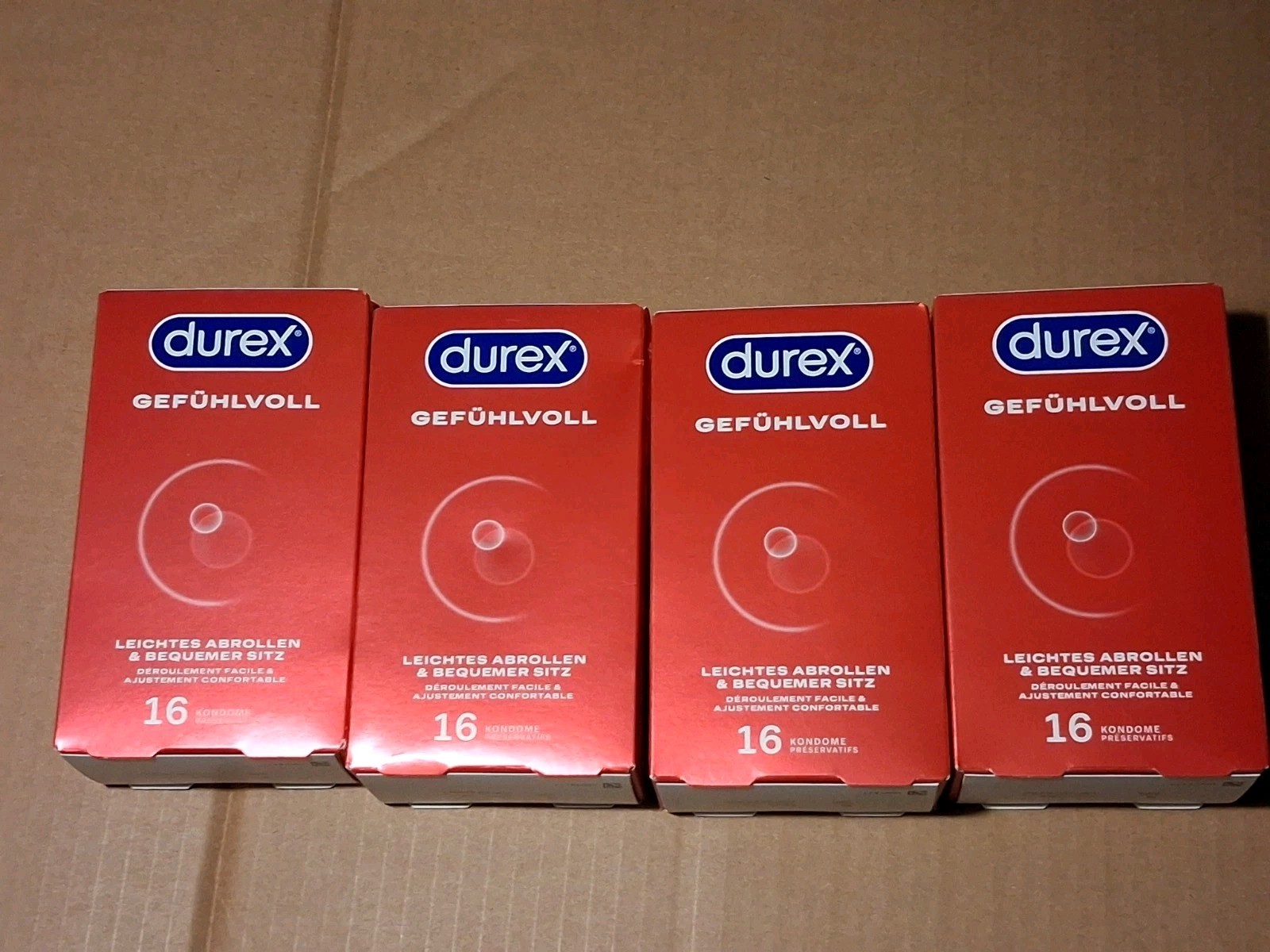 Durex Gefühlvoll Kondome 2x 16Stk. NEU&OVP 32stk Durex Gefühlvoll Kondome 2x 16Stk. NEU&OVP 32stk