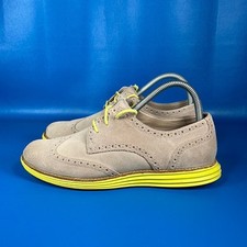 Cole Haan Women's Lunargrand Suede Loafers - Cream/Yellow - 8