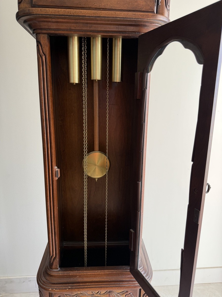 Howard Miller Grandfather Clock 4885 Triple Chime & Moon Phase w