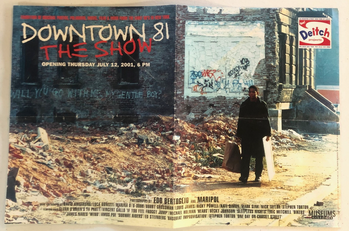 JEAN-MICHEL BASQUIAT DOWNTOWN81 ポスター Jean Michel Basquiat Downtown '81 The Show Deitch Projects Poster