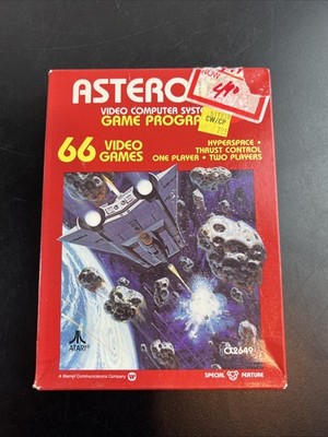 VINTAGE *NEW* Atari 2600: Asteroids 1981) CX2649  