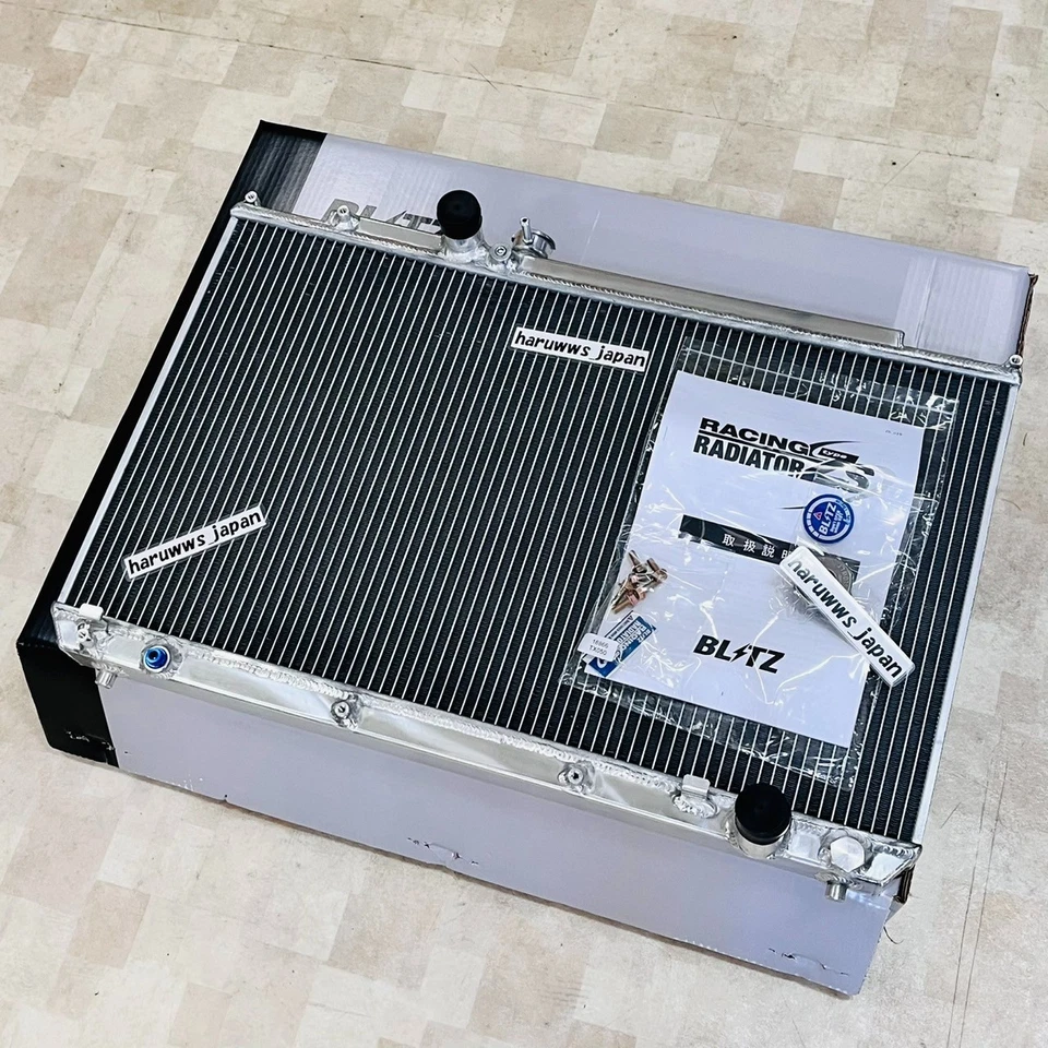 Radiador de carreras Blitz para Toyota 1996-2001 Chaser Mark II JZX100 JDM nuevo 1JZ-GTE Foto 2 de 4