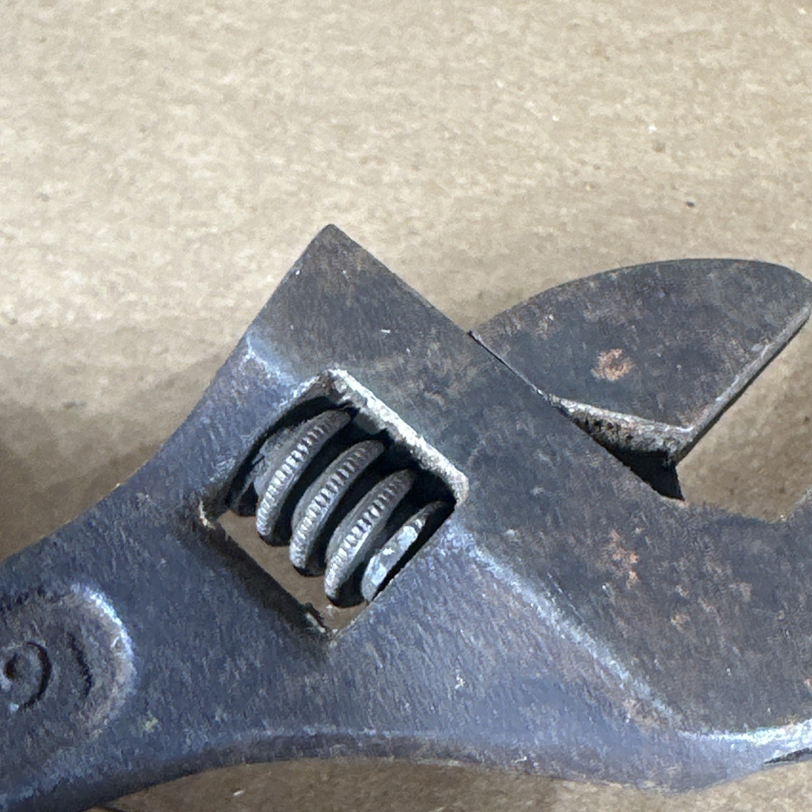 Vintage J.H. Williams & Co. 6” Adjustable Wrench Locking Made In USA