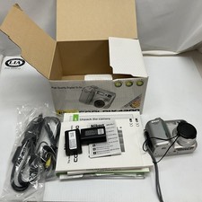 Nikon Coolpix E4300 Silver 4.0MP Digital Camera,Box, Charger, New Battery TESTED