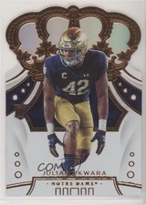 2020 Panini Chronicles Draft Picks Crown Royale Julian Okwara #15 03us