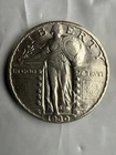 1930 25C Standing Liberty Quarter - Very Fine Nice Features Bright Lustrous Tone