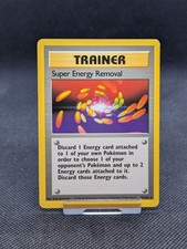 Super Energy Removal 79/102 Rare Base Set Pokemon Karte WOTC Played 