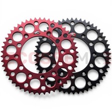 HONDA XR250R XR400R XR650R RENTHAL ULTRALIGHT REAR SPROCKET RED BLACK