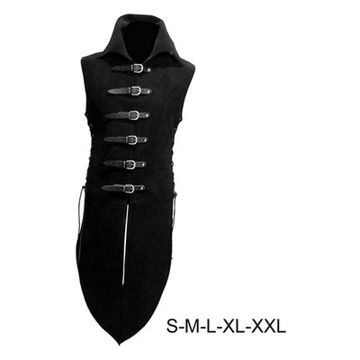 Herren Damen Mittelalter Cosplay Weste Renaissance Schnürer Vintage Style