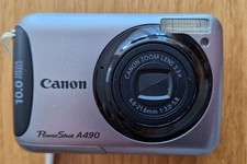 Canon PowerShot A490 10 MP Kompaktkamera - Silber