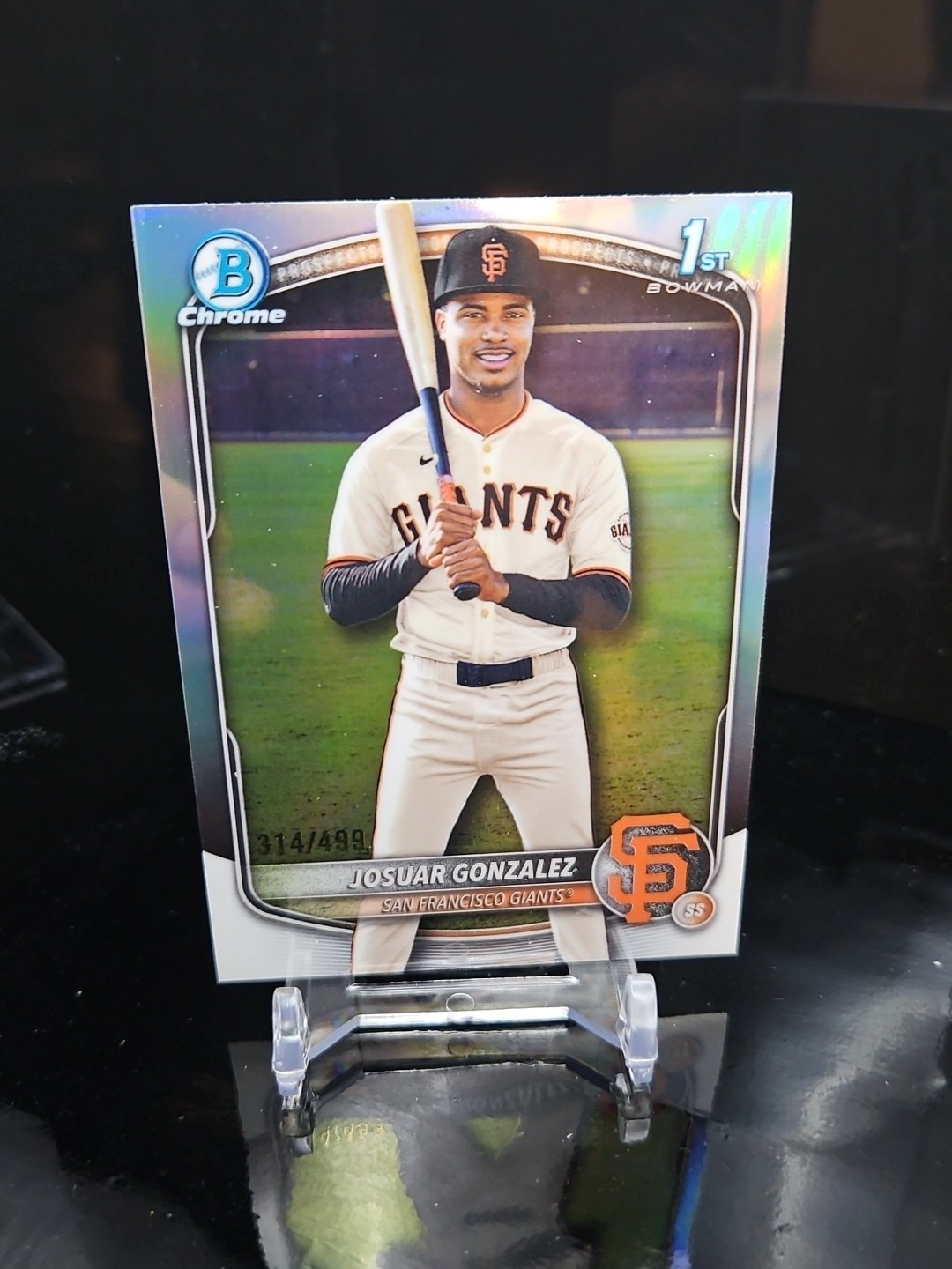 2025 Bowman Chrome Josuar Gonzalez 1st Bowman Refractor /499 #BCP-153