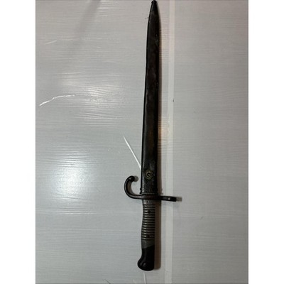 Argentine Model 1891 Bayonet Brass Grips Weyersberg Solingen with Scabbard
