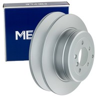 2X Meyle Bremsscheiben 354Mm Hinten Passend FÜR Land Rover Range