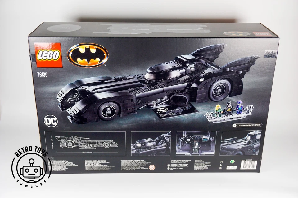 LEGO® 1989 BATMOBILE 76139 DC Comic Batman Joker Auto EOL NEU & OVP - Bild 2 von 4