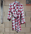 Lauren Ralph Lauren Fleece robe plaid large XL red black Christmas OFFER new — photo 1