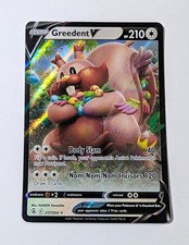 Greedent V 217/264 Swsh08: Fusion Strike Holo Pokemon TCG