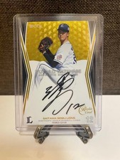 Yutaro Watanabe Pacific League Premier 2019 Rookie Auto Card Gold /35