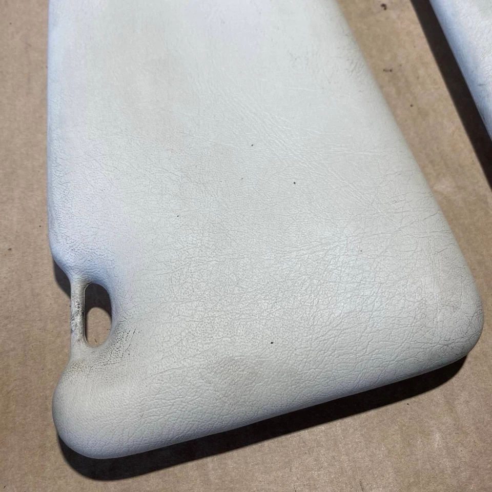 Volvo 940 Sedan Beige Sun Visor Set Of 2x For Sunroof Version 3572 LHD - Image 2 of 4