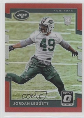 2017 Donruss Optic Rookies Red Prizm 93/99 Jordan Leggett #105 Rookie RC 1u0