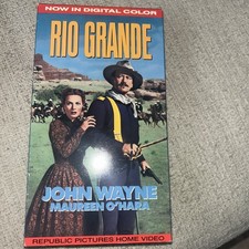 Rio Grande (VHS, 1994, Colorized Version) John Wayne Laureen O'Hara - Sealed New
