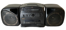 Sanyo MCD-S750 Boombox AM/FM CD Player Tape Deck Detachable Speakers - Free Ship