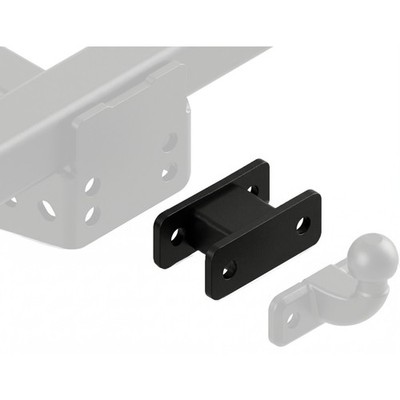 Anhängerkupplung Verlängerung 75mm Anhängerkupplung Distanzblock 2 Loch 90mm für Mitsubishi Pajero III