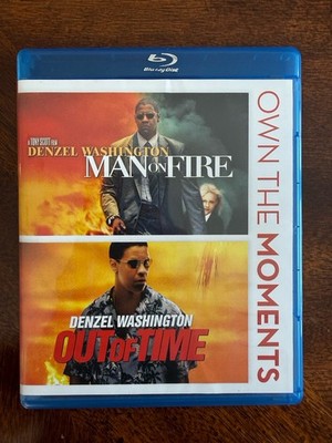 Man On Fire & Out Of Time (Blu-Ray, Denzel Washington) - FAST HANDLING