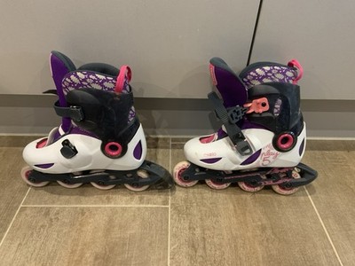 Kinder Inliner Verstellbar Gr. 32-36 Mädchen Inline Skates