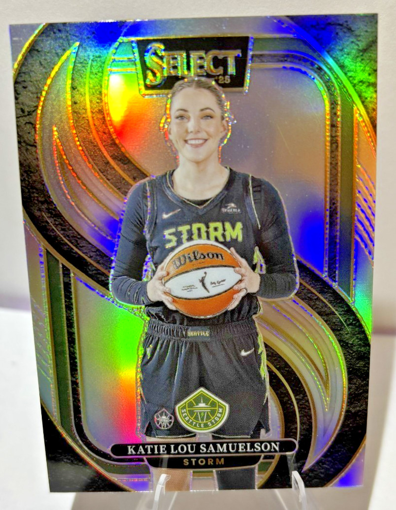 2025 Panini Select Katie Lou Samuelson Premier Silver Prizm #143 Seattle Storm