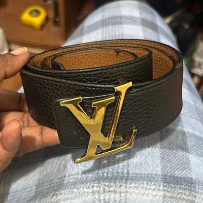 値下げ　LOUIS VUITTON ブラック ベルト Louis Vuitton Black Belts for Men for sale | eBay
