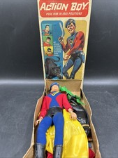 1967 Ideal Captain Action Boy- Figure W/original Box Accessories Vintage. ML