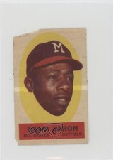1963 Topps Peel-Offs Hank Aaron (Blank Back) HOF 0ls