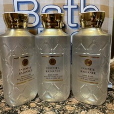 3 Bath  Body Works  INFINITE RADIANCE WASH SHOWER GEL VITAMIN B5 ALOE  10oz