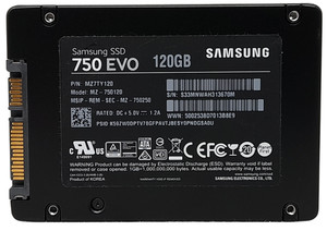 Samsung 750 EVO MZ-750120 120GB SATA 2,5" 90-99% Health SSD Solid State Drive